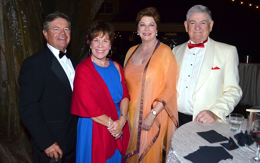 Mike and Kathie Roberts with Marge and Itzik Barpal