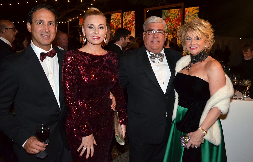 Ian and Melissa Howard with Paul and Gay Daniels