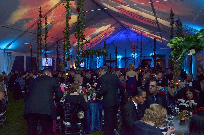 Selby Gardens Senior Director of Special Projects Roger Capote said the concept of the evening was to bring the gardens’ new model of horticulture + art to life.