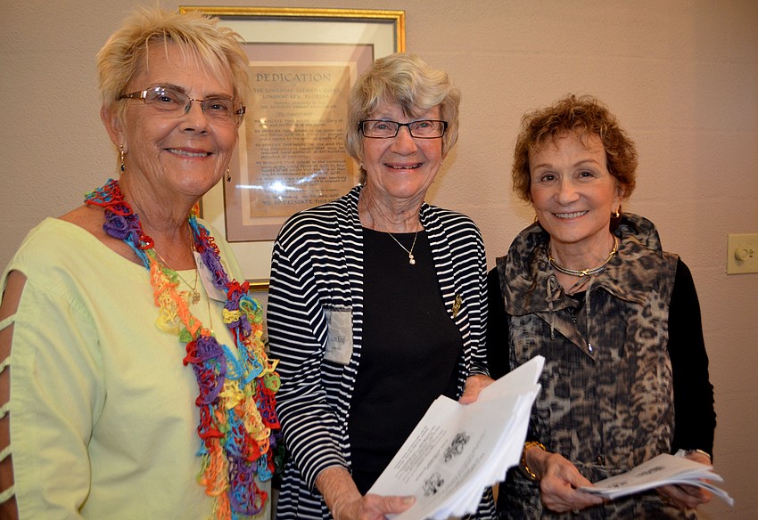 Nancy Luse, June King and Nathalie Treonis