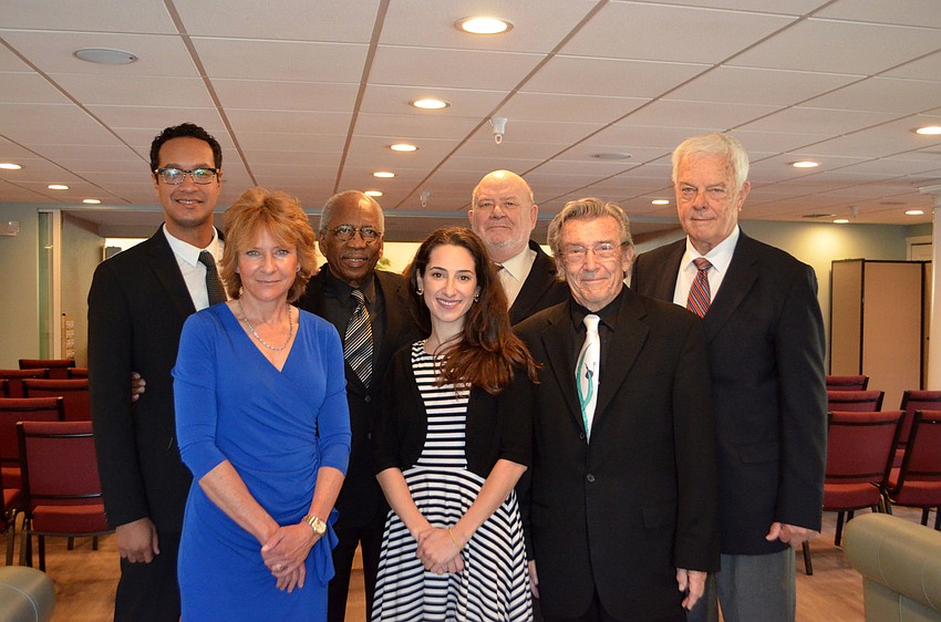 James Suggs, Louise Wilson, John Lamb, Jordana Tolsky, Dick Reynolds, Al Hixon and Tony Swain performed during Longboat Island Chapel’s Sunday service on Feb. 12.