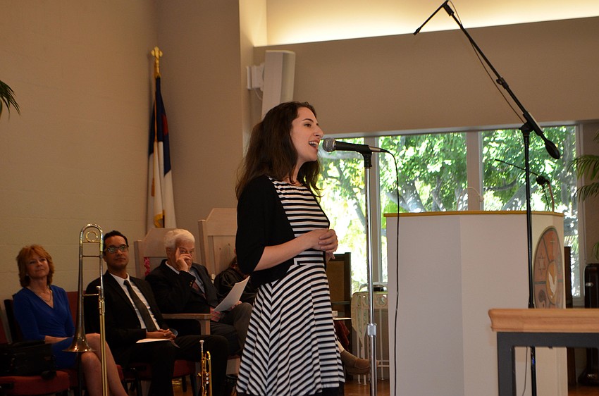 Jordana Tolsky sings “When the Sun Comes Out.”