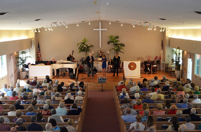 Longboat Island Chapel was packed on Feb. 12 as members attended the 24th annual Jazz Worship Sunday.