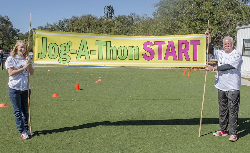 Assistant Principal Erica Brusoe and Principal Steven Dragon.