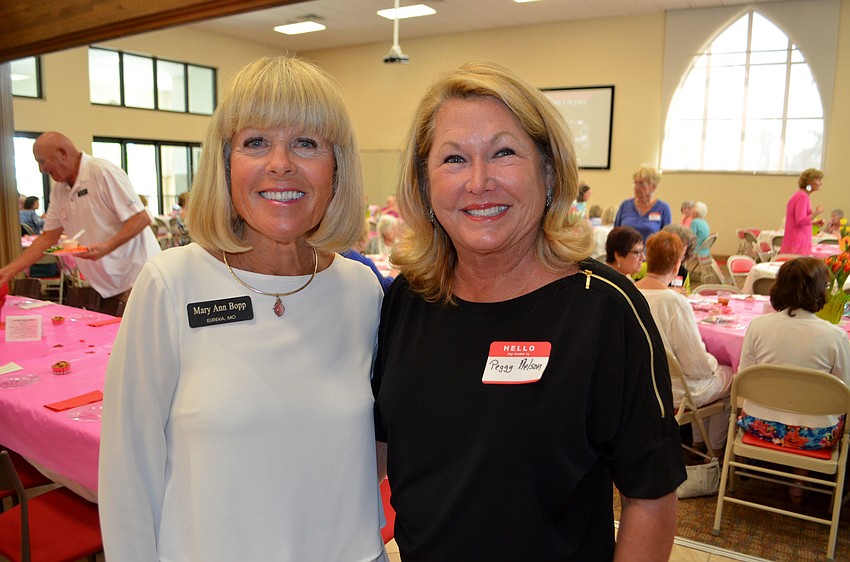 Mary Ann Bopp and Peggy Nelson