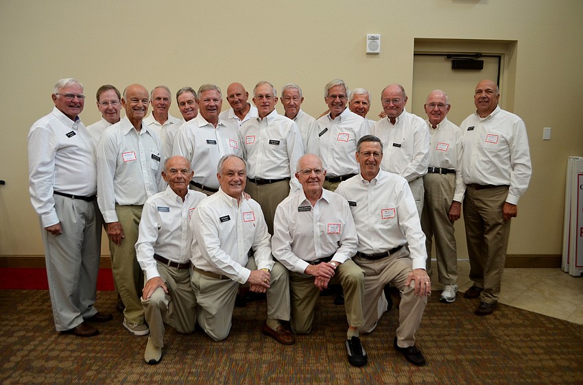 Some of the attendees’ husbands wore matching outfits and served the ladies their lunches and drinks.