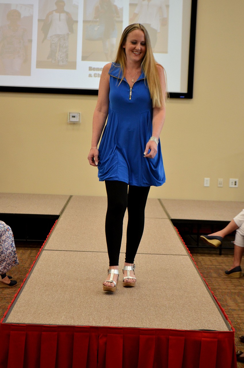 Crystal models clothes from Natural Discoveries.