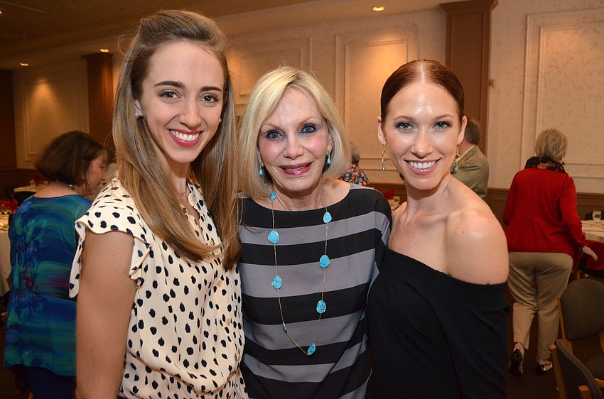 Ellen Overstreet, Sarasota Ballet Board Chair Hillary Steele and Danielle Brown