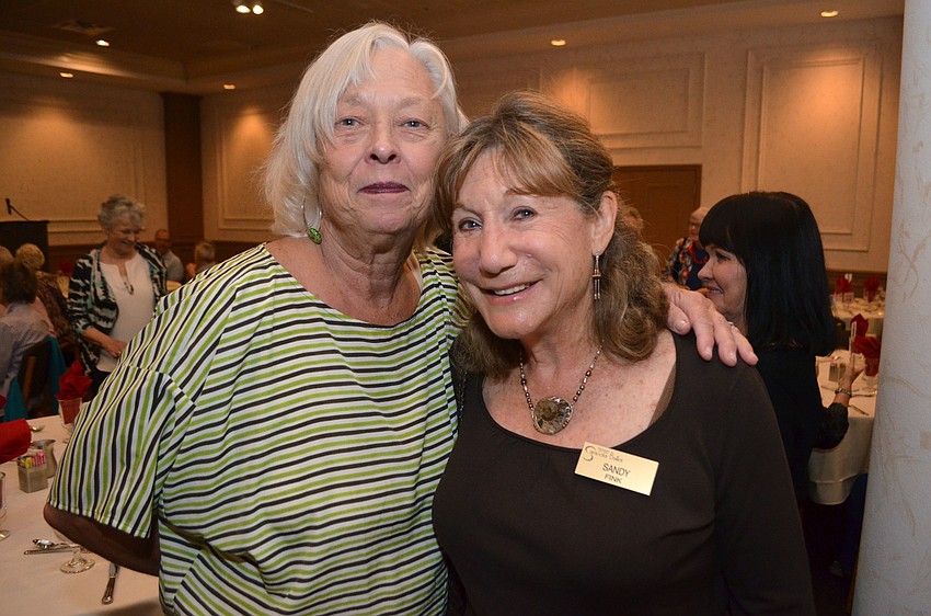 Louise Stevens and Sandy Fink