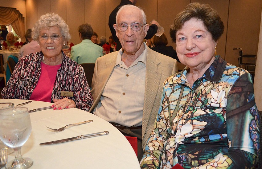 Helen and Richard March with Florence Hesler