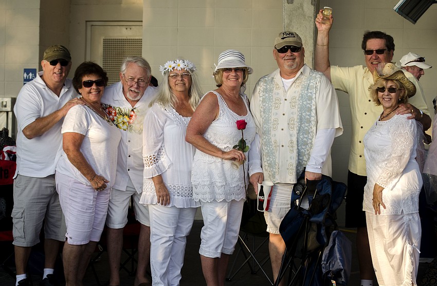 Tom Rippey, Pat Mullen, Ed Baker, Shirley Baker, Marsha Bergeron and Peter Bergeron, Jerry Rydell and Donna Rydell.