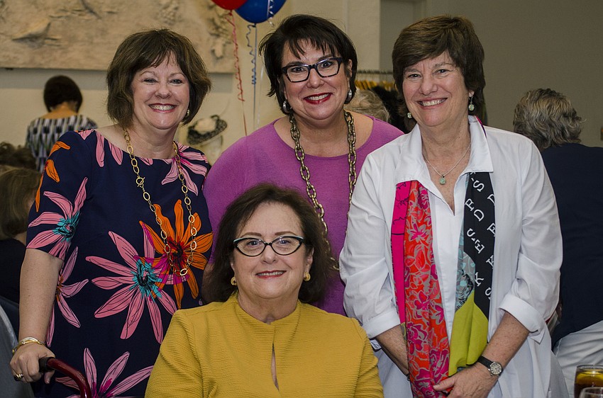 Pamela Paver Barton, Andrea Paver Kaine, Diana Paver and Randa Paver all attended the event, which honored their mother Doris Paver.