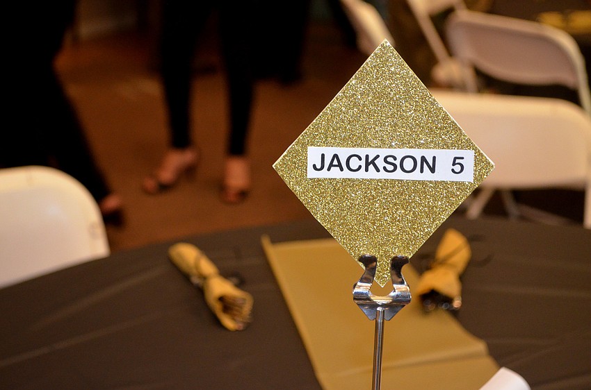 Each table was named after a Motown artist The Jackson 5, The Supremes and Marvin Gaye.