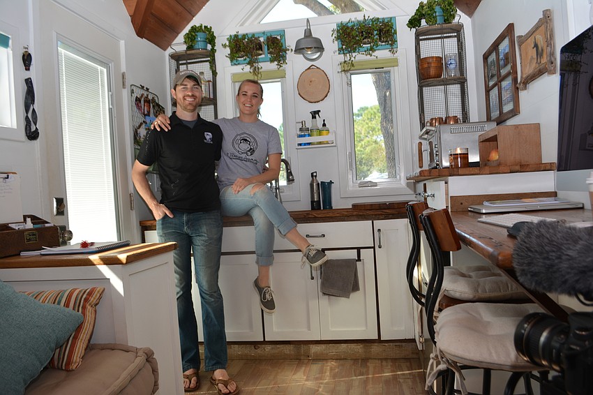 Tim Davison and Stephanie Arne said they love their tiny house, but they do 