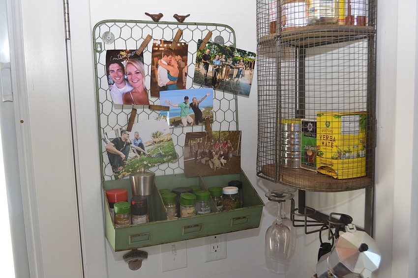 The Tiny House leads to multiple uses, such as a spice rack and a place for photos.