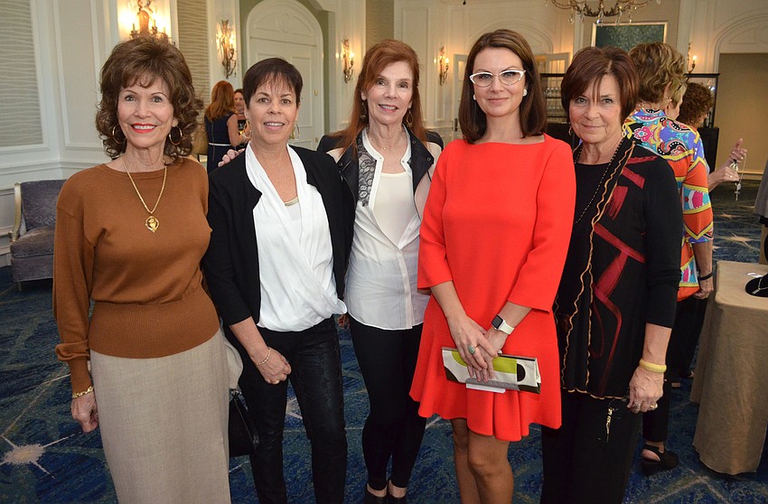 Lynne Norwood, Colleen Davis, Phyllis Pecorella, Deena Hackett and Fil Peck