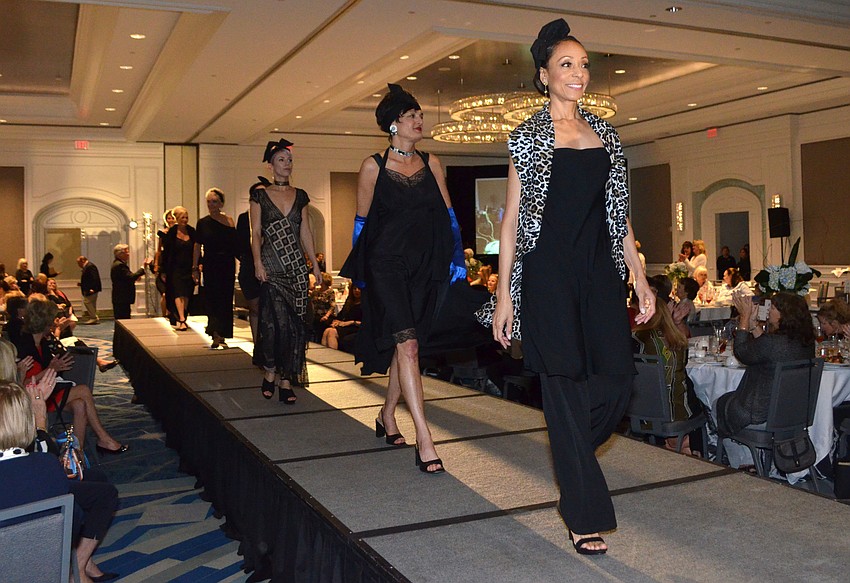 Models do one final strut down the runway  during the fashion show at The Ritz-Carlton, Sarasota on Feb. 16.