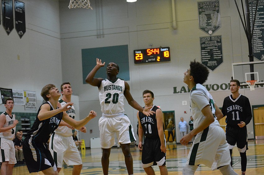 Devin Twenty watches his floater.