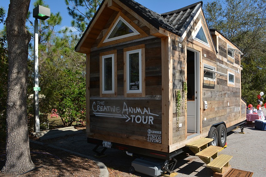 The Tiny House will roll into 50 U.S. cities on a two-year tour.