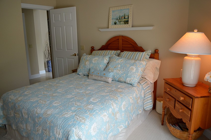 The home has plenty of space for visitors, including a bedroom, loft and small guest house.