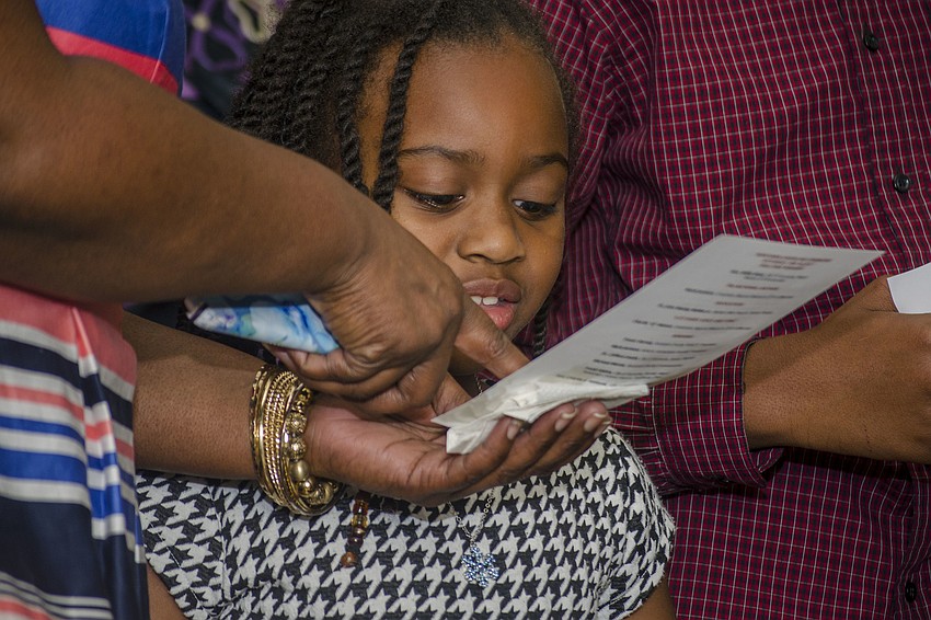 Kyla Woodward reads the lyrics 
