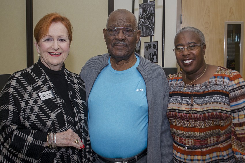 Sarasota County School Board Member Jane Goodwin, Robert Taylor and Carolyn Mason
