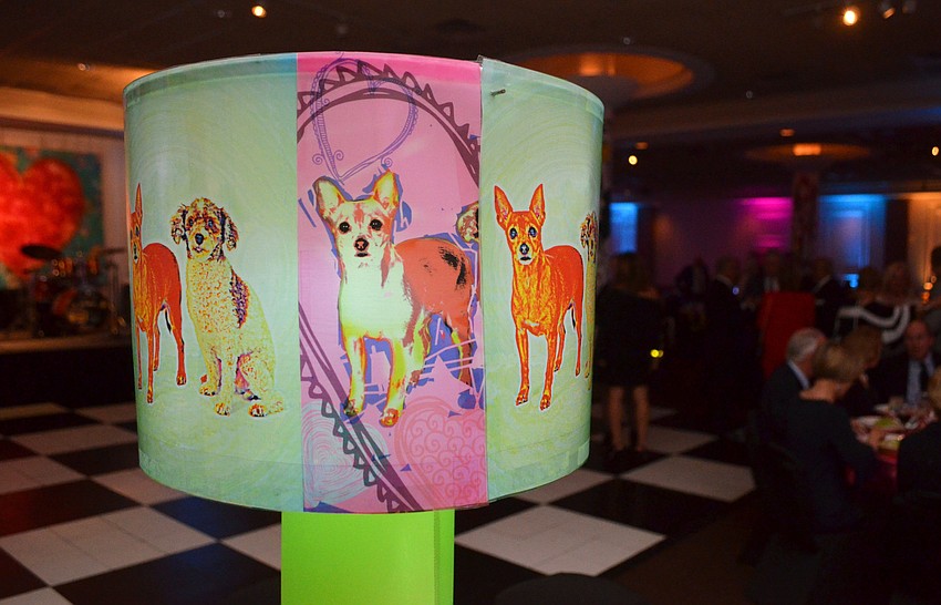 The Michael’s On East ballroom was adorned in colorful decorations Feb. 18 at the Andy Warhol-themed Unconditional Love Gala.