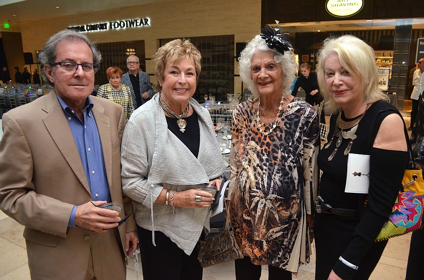 Sam Savin, Sande Galete, Janet Hunter and Norma Savin