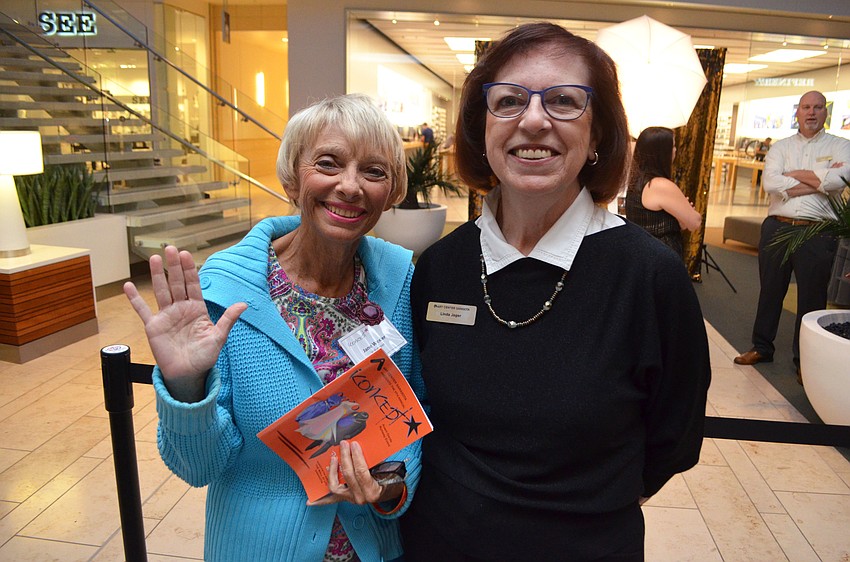 Volunteers Jane Wexler and Linda Jager