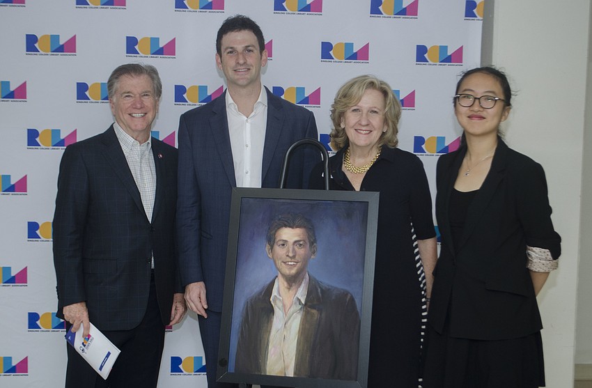 Presenting sponsor Louis Oberndorf, Jared Cohen, Rosemary Oberndorf and JingJing Cao