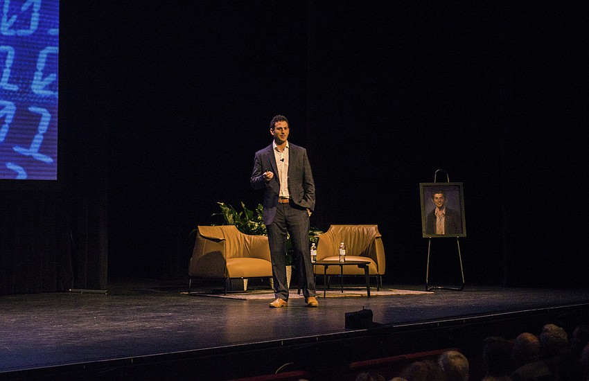 President of Jigsaw Jared Cohen spoke at the Van Wezel Performing Arts Center as part of the Ringling Town Hall Lecture Series.