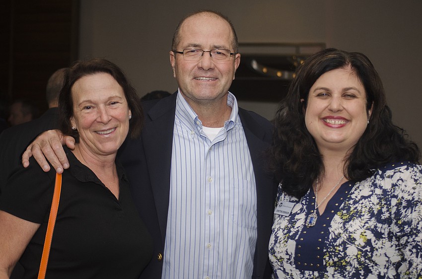 Dee Harmer, Sarasota County Administrator Tom Harmer and Christine Robinson