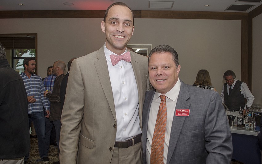 President of the Greater Sarasota Chamber of Commerce Kevin Cooper and Dom DiMaio