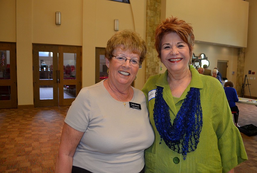 Judy Strauss and Bonnie Wright