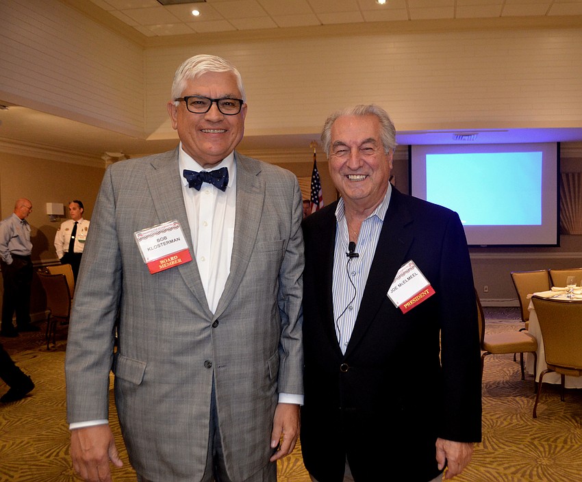 Bob Klosterman and Republican Club of Longboat Key President Joe McElmeel