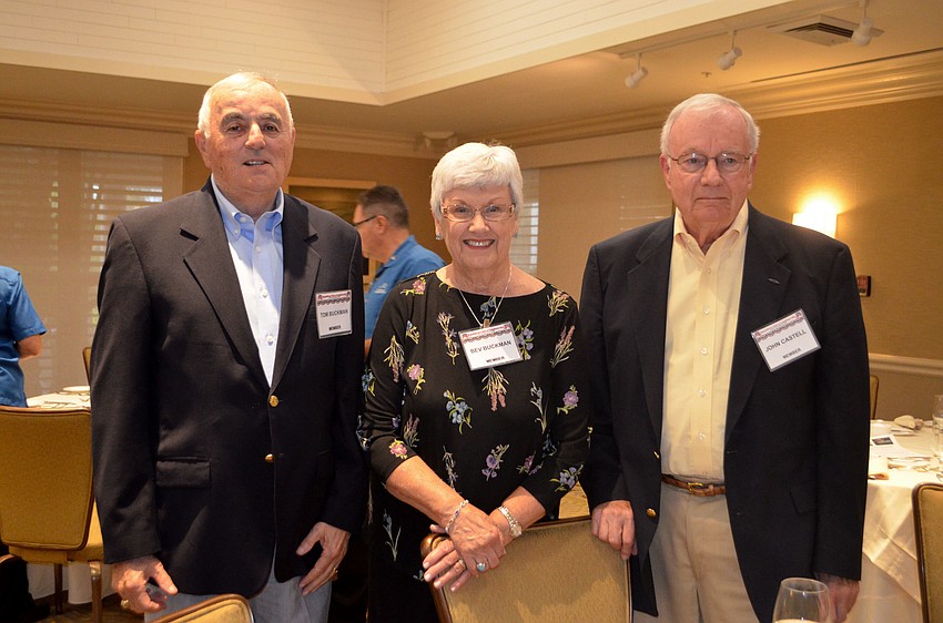 Tom and Bev Buckman and John Castell
