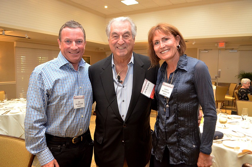 Ian Wilbraham, Republican Club of Longboat Key President Joe McElmeel and Caryn Wilbraham