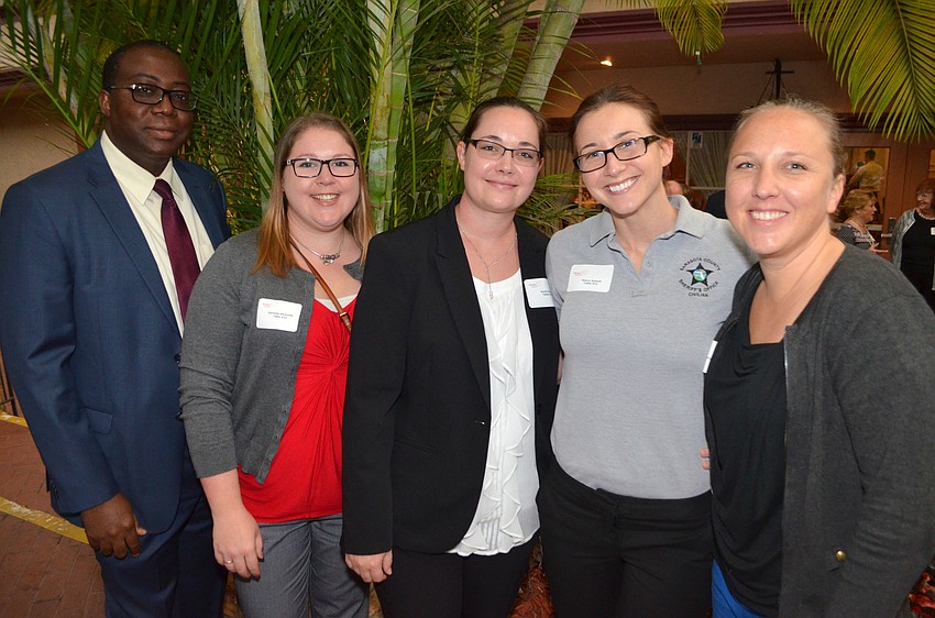 Dr. Frantz Simeon, Danielle Reynolds, Kayla Fornal, Nancy Goluch and Meghan Ruggiero