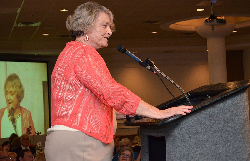 Honoree Commissioner Nancy Detert explains why this cause is important to her.