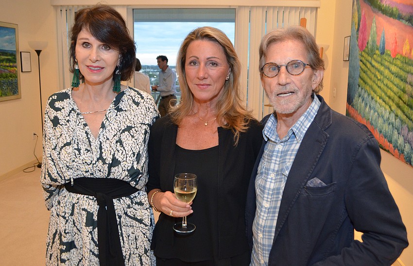 Pamela Hughes with Sally and Joe Fernandez