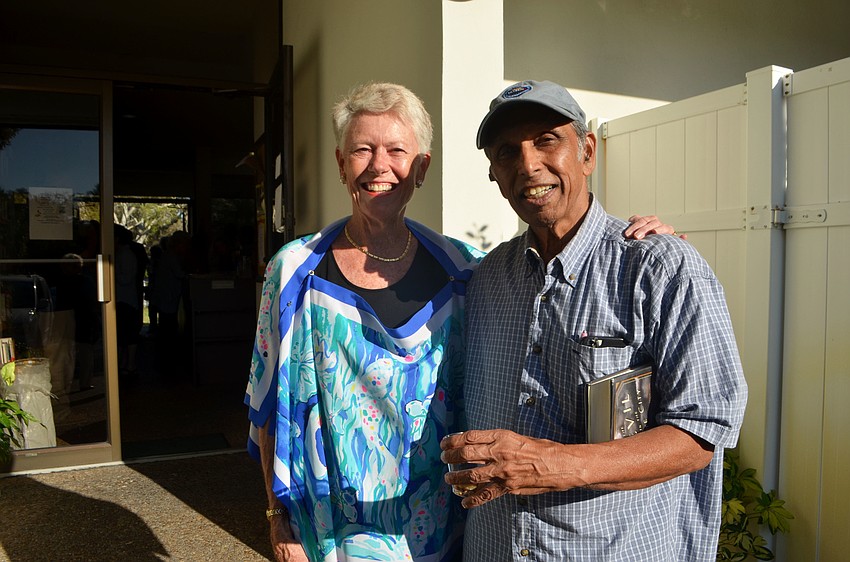 Mary Baker and Akula Krishna