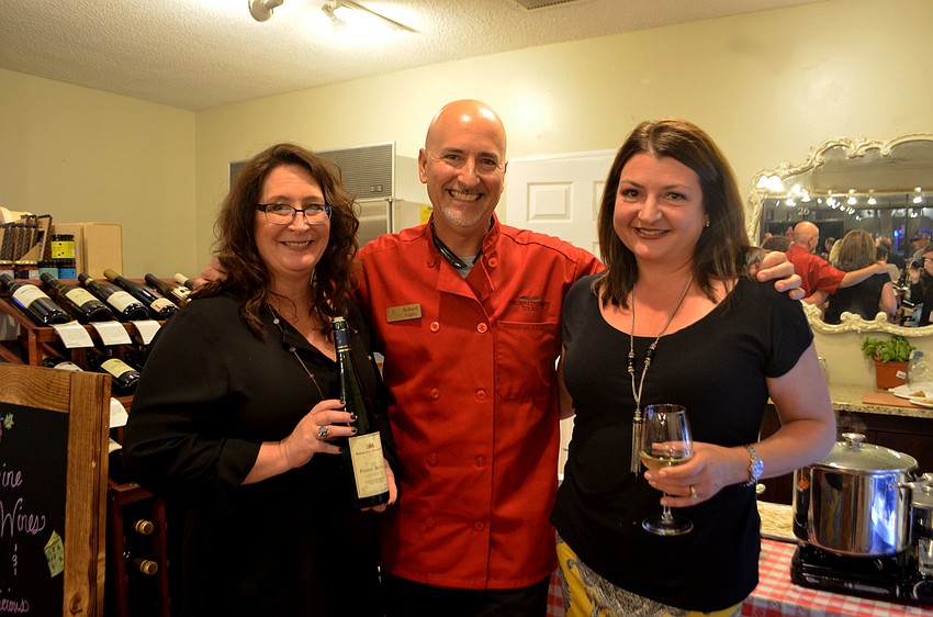 Sarah Lansky, Robert Gaglio of Italian Culinary Tours and Paulette Callender of A Savory Palate