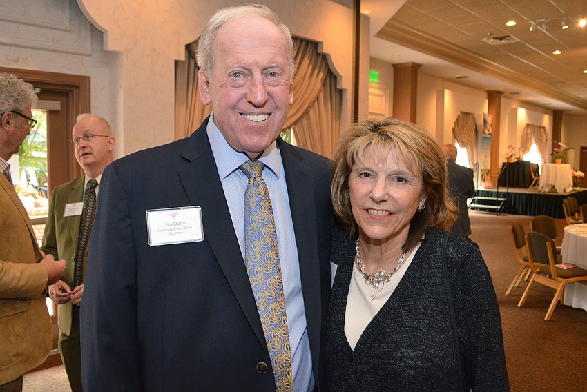 Honorary Chairman Jim Duffy and Julie Baker