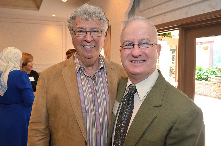 Jerry Kaye and Executive Director of the Literacy Council of Sarasota Tom Melville