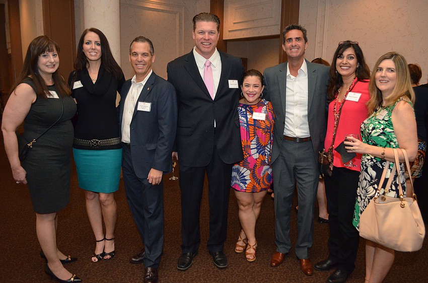 Sheryl Geletka, Kristen Sidwell, Vicente Medina, Maurice Opstal, Jim and Sherry Delgado and Jennifer Maglio