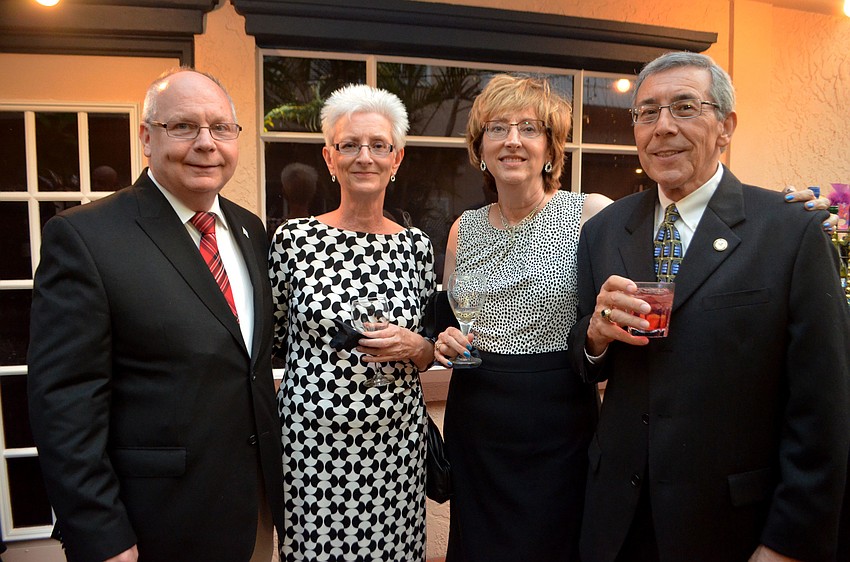 Ed Howlett, Carol Smith and Diane and Patrick Solano