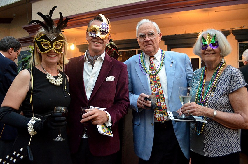 Nathalie and Nigel Mould and John and Florence Rogge