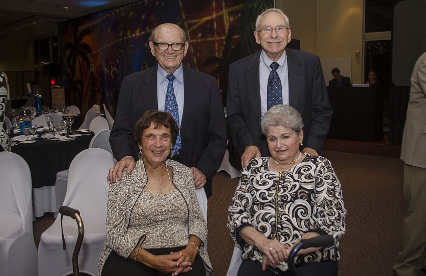 Bob Ravin, Jack Shapiro, Joan Ravin and Myrna Shapiro