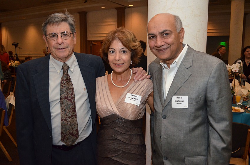 Robert and Teresa Manteiga with Nasir Mahmud
