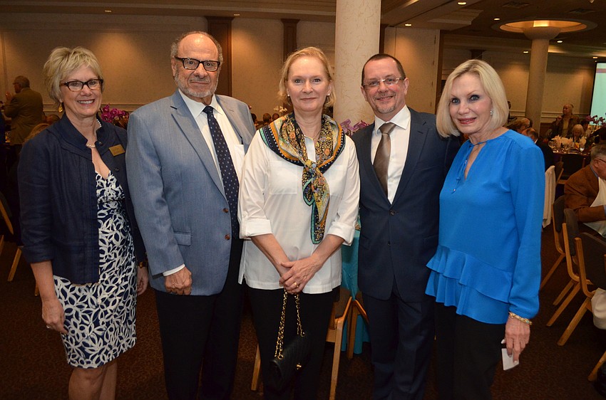 Marjorie Floyd, Joe and Jean Volpe, Iain Webb and Hillary Steele